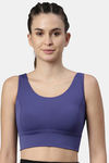 Enamor Medium Impact Sports Bra - Greek Blue — thumbnail 1